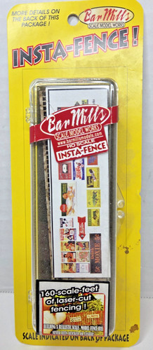 Bar Mills Modelo Escala HO Funciona Insta-Fence # 00042 ¡NUEVO! | Condition: New