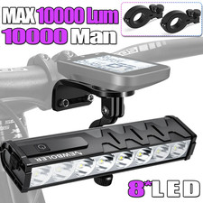NEWBOLER LIG010 Bike Headlight 10000 Lumen USB Rechargeable Power Bank IP65