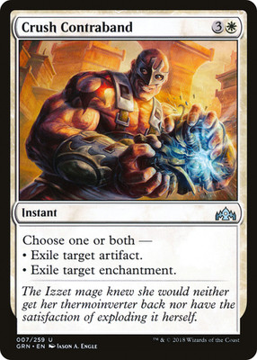 MTG - Crush Contraband- Guilds of Ravnica - EX - EN - Non-Foil