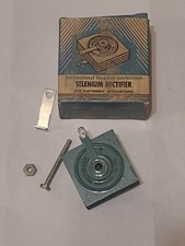 Vintage International Rectifier Corp Selenium Rectifier RS200 130V w/Intructions