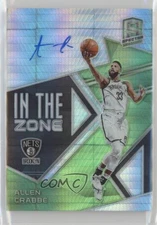2018 Panini Spectra In the Zone Neon Green Prizm /49 Allen Crabbe #IZ-ACB Auto