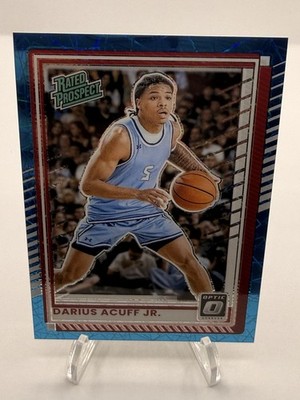 Darius Acuff Jr 2025-26 Donruss Optic Blue Cracked Ice Prizm Prospect 09/25