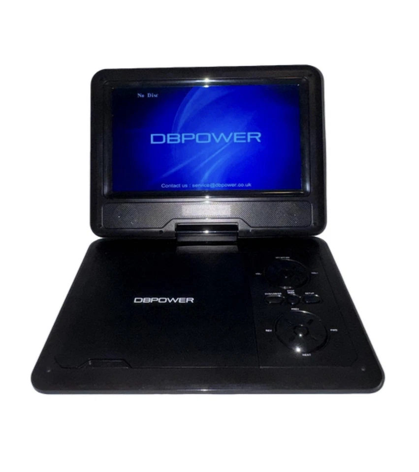 DB Power 11,5" ~ Full HD Portátil ~ Tela Giratória 9" ~ DVD Player ~ Preto - Imagem 4 de 4