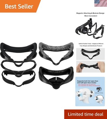 F3 V3 Magnetic Facial Interface for Quest 3, Flexible and Adaptive Frame with...