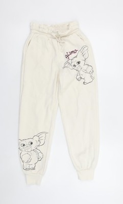 Gremlins Mädchen Jogginghose elfenbein Gizmo 134 cm Baumwollmischung Fleece