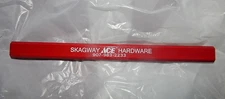 New Skagway Alaska Ace Hardware Carpenter's Pencil, Souvenir You Can Use.