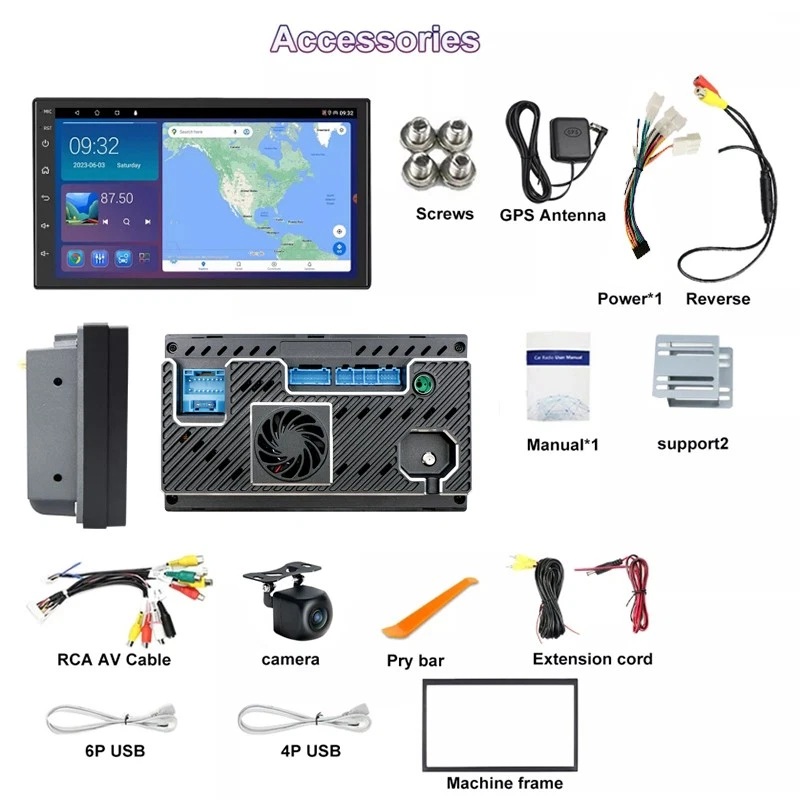 4+64GB For Nissan Qashqai 2007-2011 Car Stereo Radio Carplay Android Auto Stereo - Image 3 of 4