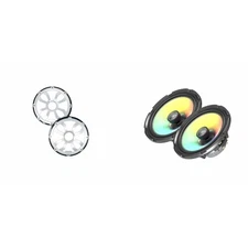 Diamond Audio HXM65F4 marine 6.5" speakers with Black/Stainless grilles