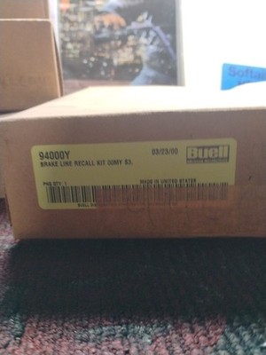 Harley-Davidson NOS Buell Recall Rear Brake Line Code 0812 OEM P/N 93920Y NEW
