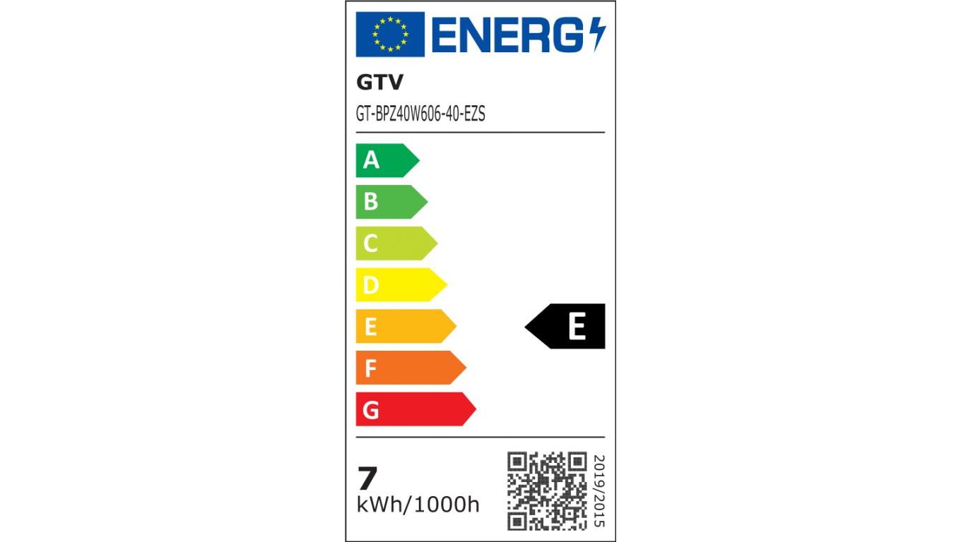 Panel LED BIZAR 40W 4000lm 4000lm IP44 60x60cm G-Tech GT-BPZ40W606-40