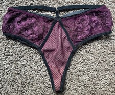 NWOT Victoria's Secret Vintage Strappy Back High Waist V-String Panty S