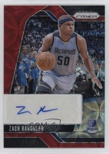2024-25 Panini Prizm Signatures Choice Prizm Zach Randolph #SIG-ZRG Auto 04dh