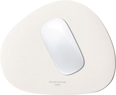 Mouse Pad, Non-Slip Washable Waterproof Computer Mouse Pad (Vanilla Cream)