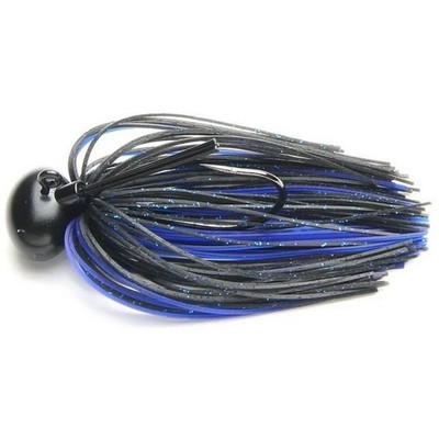 Keitech M2 Football Jig 3/8 oz Black Blue Flake - FT38413