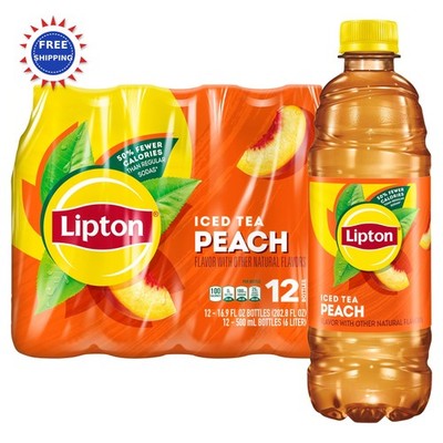 Lipton Peach Iced Tea 16.9 Fl Oz Bottles Pack