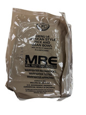 US Military MRE Ration Pack - 2027 - Mexican Food -  Army Prepping Camping - 14