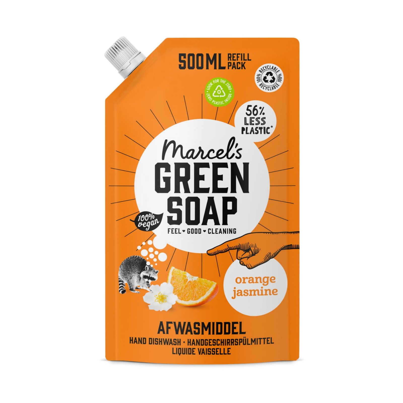 Marcels Green Soap Washing-up Liquid Refill - Orange - Jasmine - Dishwashi 5790₽
