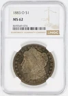 1883-O Morgan Silver Dollar NGC MS62 S$1 New Orleans Minted No Reserve