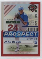 2024 Panini Prospect Edition Red Prizm 21/199 Jake Bloss #186 19l7
