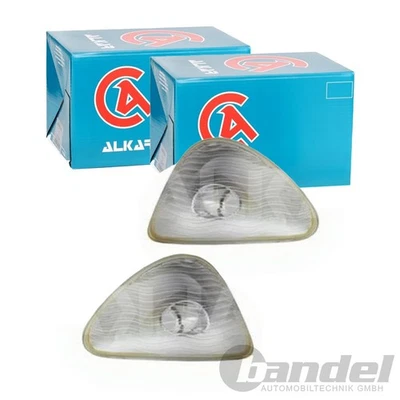 2X ALKAR Clignotant Rétroviseur Extérieur Gauche + Droite Convient pour Renault - Photo 1/4