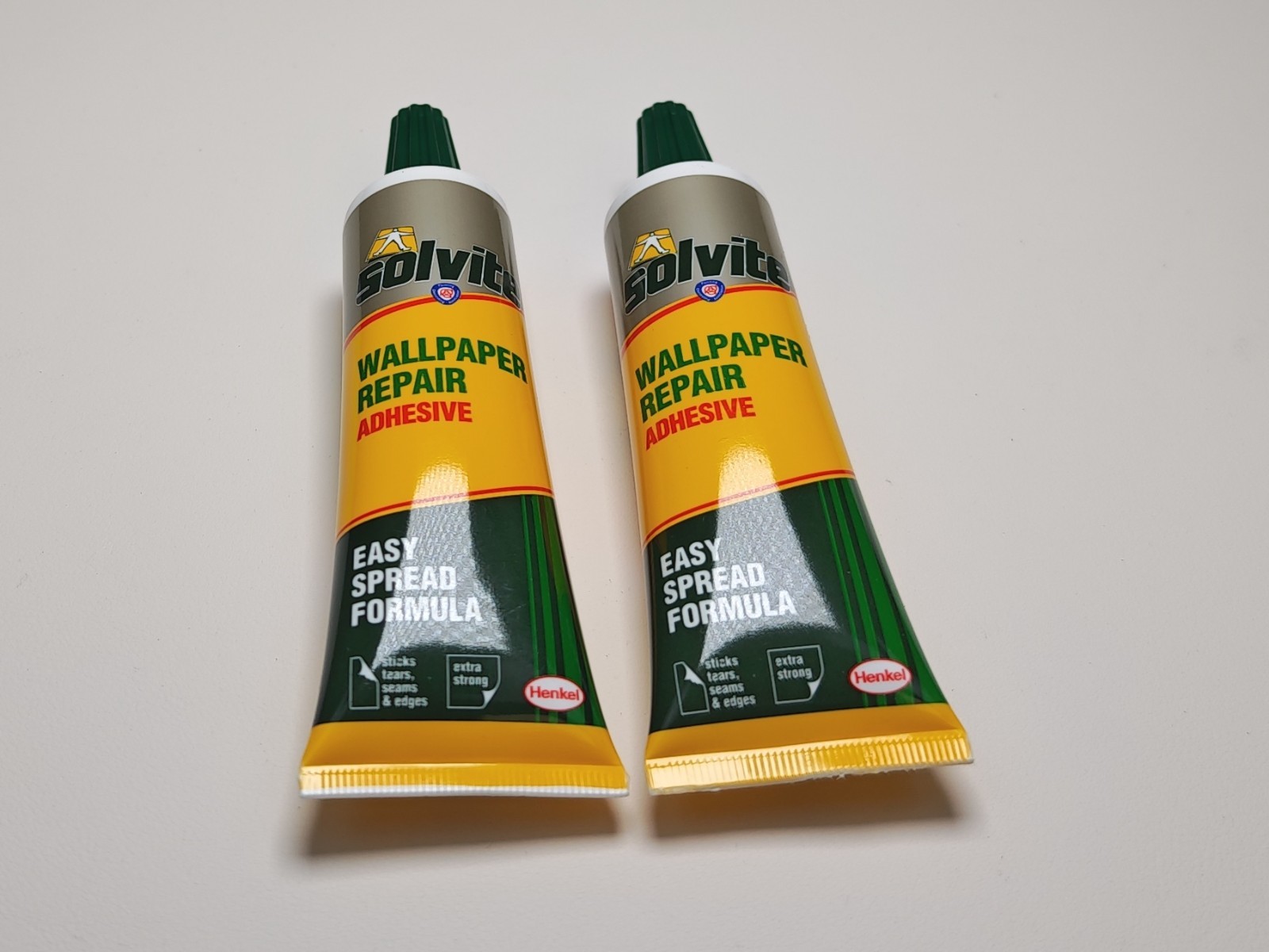 X2 Solvite Wallpaper Repair Adhesive, Wallpaper Paste for Fixing Tears, Seams