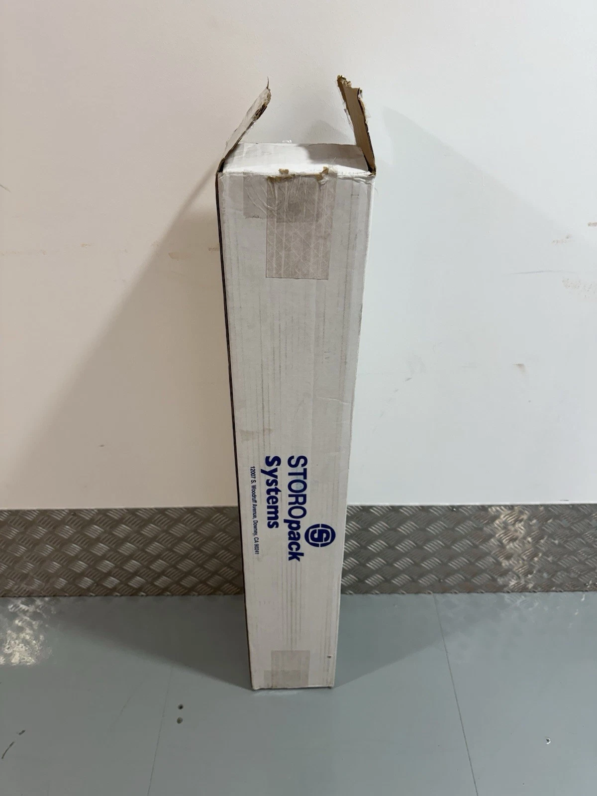 Storopack Systems Blue Loose Fill Dispenser 60 Cu Ft Packing Funnel 40164 New 7