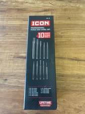 Icon Professional 10-piece Punch Chisel Set 59147 Cpt-10 New