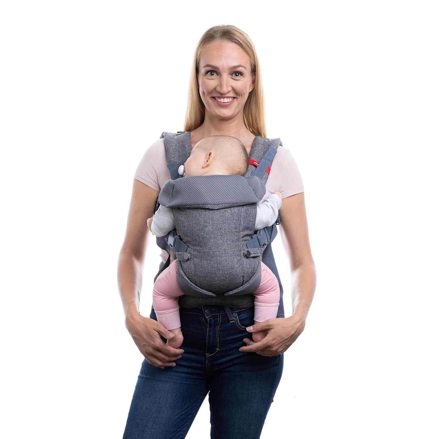 4-in-1 Baby Carrier, Newborn to Toddler, Adjustable, Gray