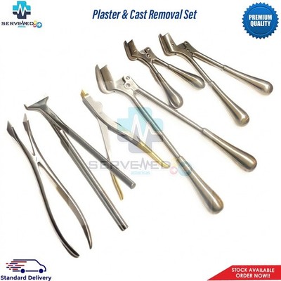 Plaster & Cast Removal Set - 6 Tools Orthopedic Surgical Instruments StainlessCE