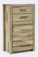 Kommode Highboard Kernbuche massiv geölt 1-türig mit 1 Schublade