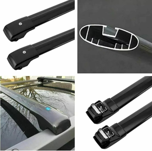 2PCS Roof Rails + 2PCS Cross Bars Fits For Land Rover Freelander LR2 2006-2016 - Afbeelding 6 van 11