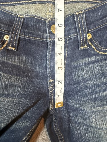 Levi's Women's 524 Too Superlow Straight Jeans 27"x31" Gently Used - Picture 5 of 9