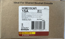 Square D HOM215CAFI - 15A - 2 Pole - Combo Arc Fault Circuit Breaker