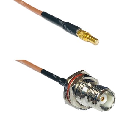 RG316 SSMB Male to TNC FEMALE BULKHEAD RF Cable Rapid-SHIP LOT