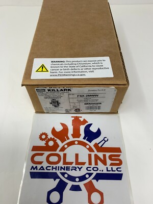 Killark FSX-2MWW FSX Type Cast Shallow Hub Box 3/4'' Volume 18.0 CU. In.