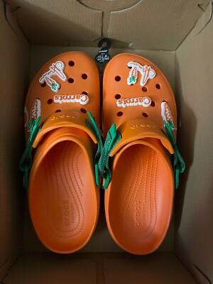 Anwar Carrots X Crocs All Terrain Clog Slip-On Shoes US Men’s 12 Orange NEW RARE Anwar Carrots x Crocs Classic All-Terrain Clog Men main image 3