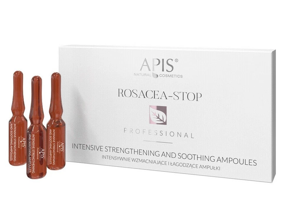 APIS NATURAL COSMETICS Apis Professional Rosacea Stop Intensive Strengthening Soothing Ampoules 10x 3ml