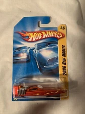 2008 Hot Wheels #35 New Models 35/40 H2GO Orange Speedboat w/Black MW Spoke Whls