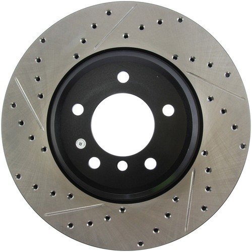 StopTech 127.34093R Front Right Drilled Brake Rotor for 09-11 335d / 07-13 335i - Picture 7 of 11