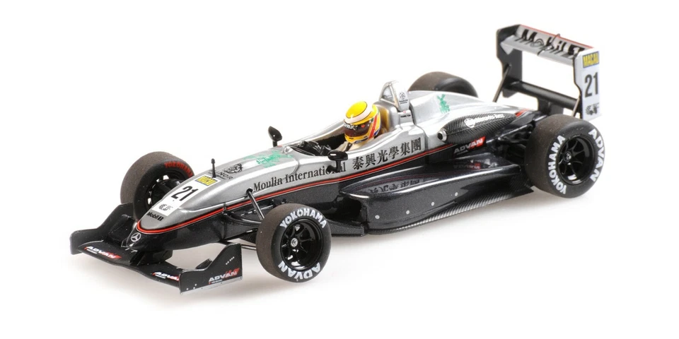 Model Car 1:43 Minichamps Dallara Mercedes F302 Lewis Hamilton Macau 2004 - Image 4 of 4