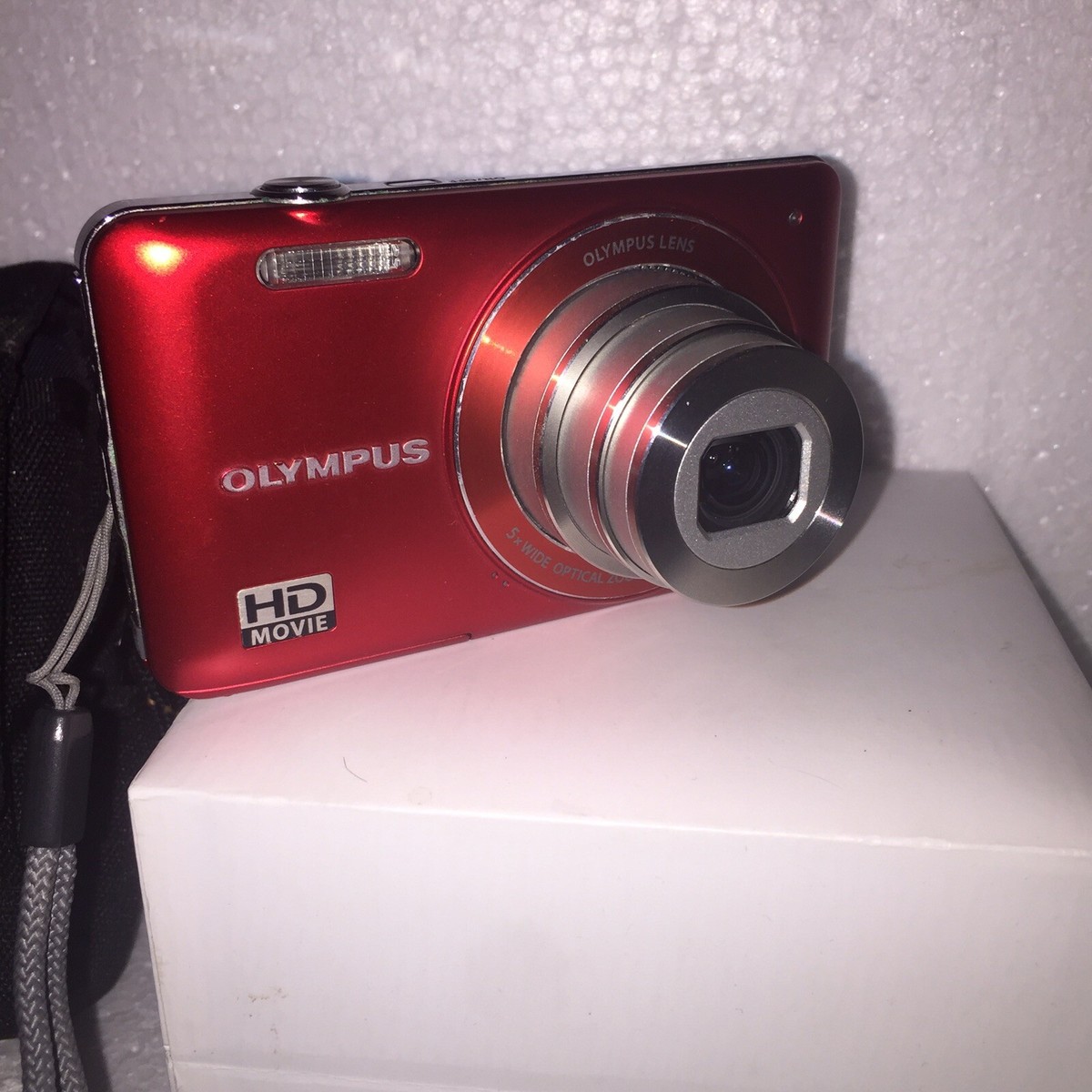 Olympus Digital Camera VG-120 14.0MP Red Tested | eBay