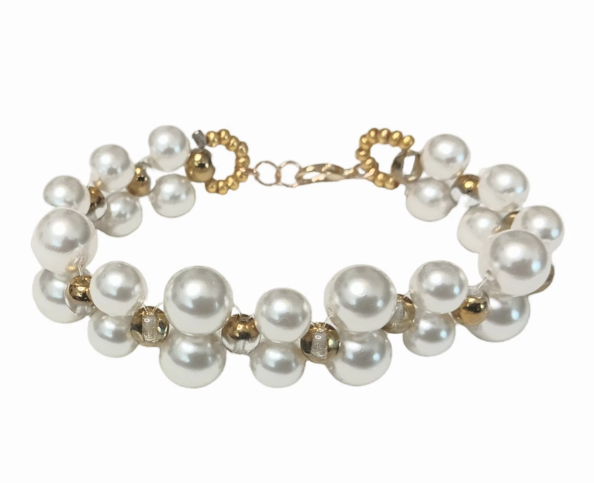 Bracelet De L'amitié Unisexe En Coton écru 100% - Artisanal - Neuf Sans Emballage