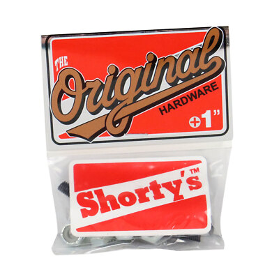 Shorty's Skateboard Hardware 1'' Phillips Black Shortys Truck Mounting Bolts