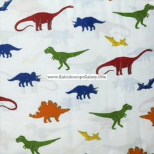 Dinosaur Sheets 100 COTTON  Size FULL  GREEN, Red BLUE Orange DINOSAURS