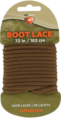 Sof Sole Boot Lace Shoe Laces 72'' Trim-to-Fit