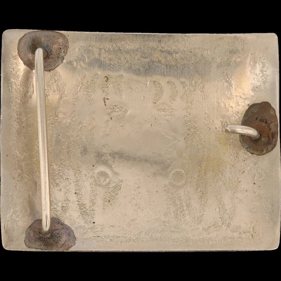 N Plata Turquesa Thunderbird Nativo Americano Hippie Suroeste De Colección Hebilla de Cinturón Foto 4 de 4