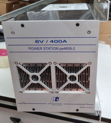PLATING ELECTRONIC GMBH PE4606-2 FMK0009960 6V 400A POWER STATION (BR6.2)