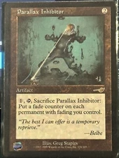 MTG Parallax Inhibitor Nemesis 134/143 Regular Rare