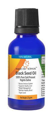 Schwarzkümmelöl 100% rein & natürlich Nigella Sativa Thymol Immun Booster