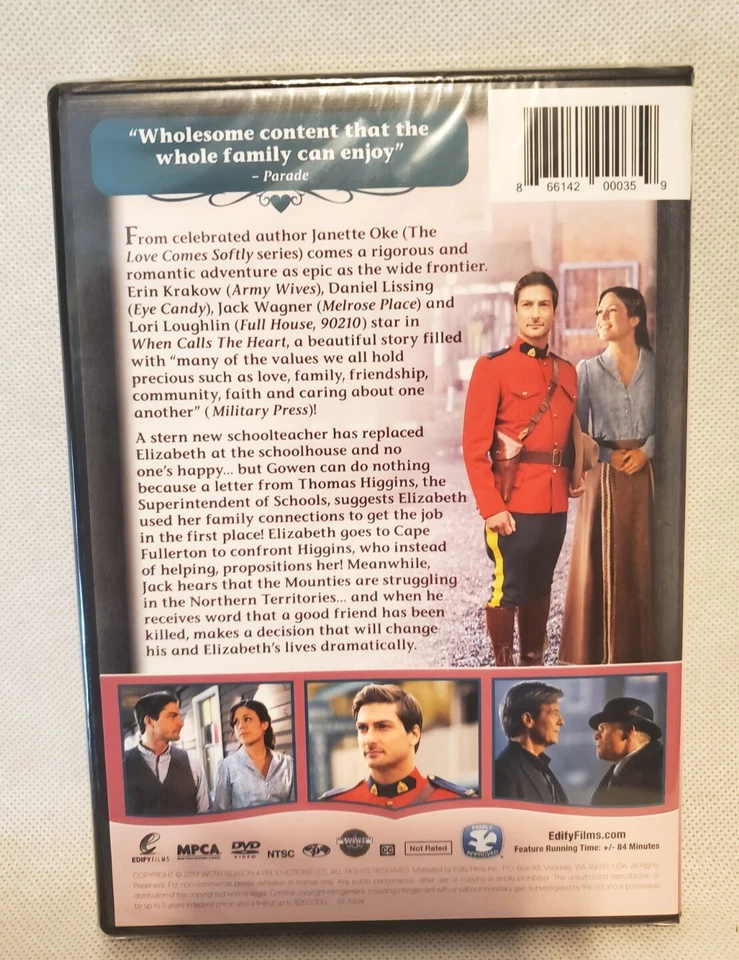 When Calls The Heart: Heart Of A Teacher Season 4 Movie 4 DVD Factory Sealed - Image 2 of 2